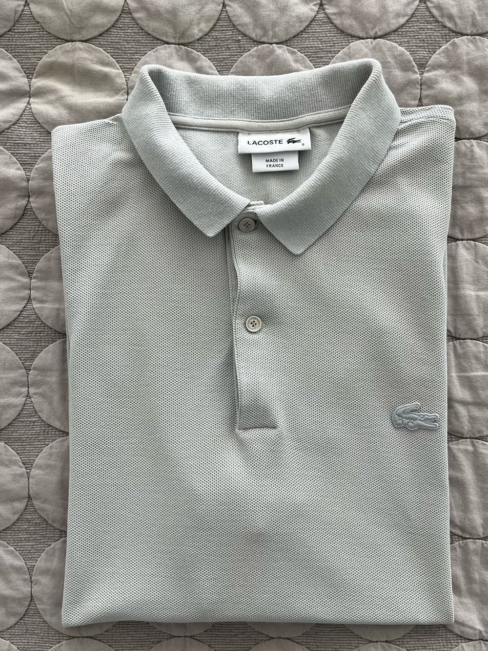 Lacoste Men’s Polo Shirt - Light Gray